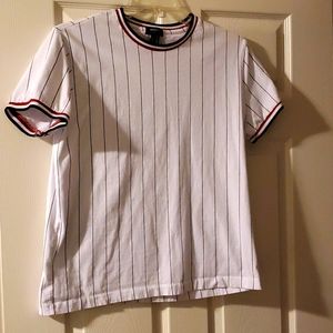 Forever 21 Men's Medium White/Red/Black T-Shirt.
